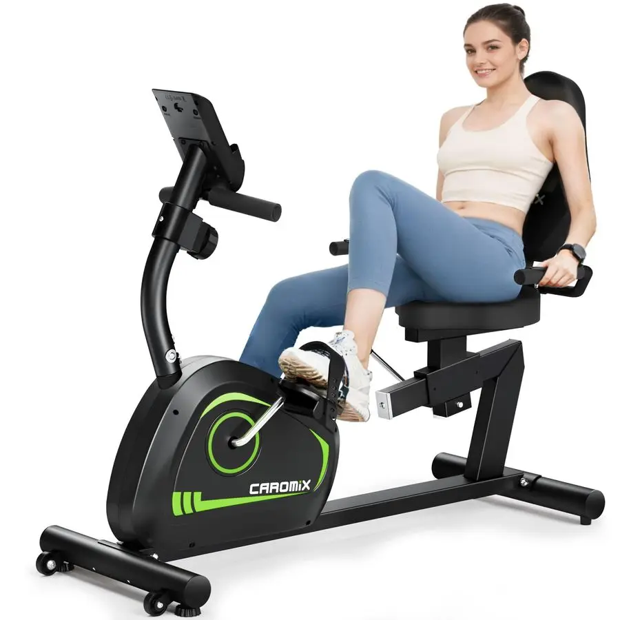 Caromix Recumbent Exercise Bike for Adults Seniors, Stationary Bike for Home with Comfortable Seat and Heart Rate Customizable
Caromix Recumbent Exercise Bike for Adults Seniors, Stationary Bike for Home with Comfortable Seat and Heart Rate Customizable