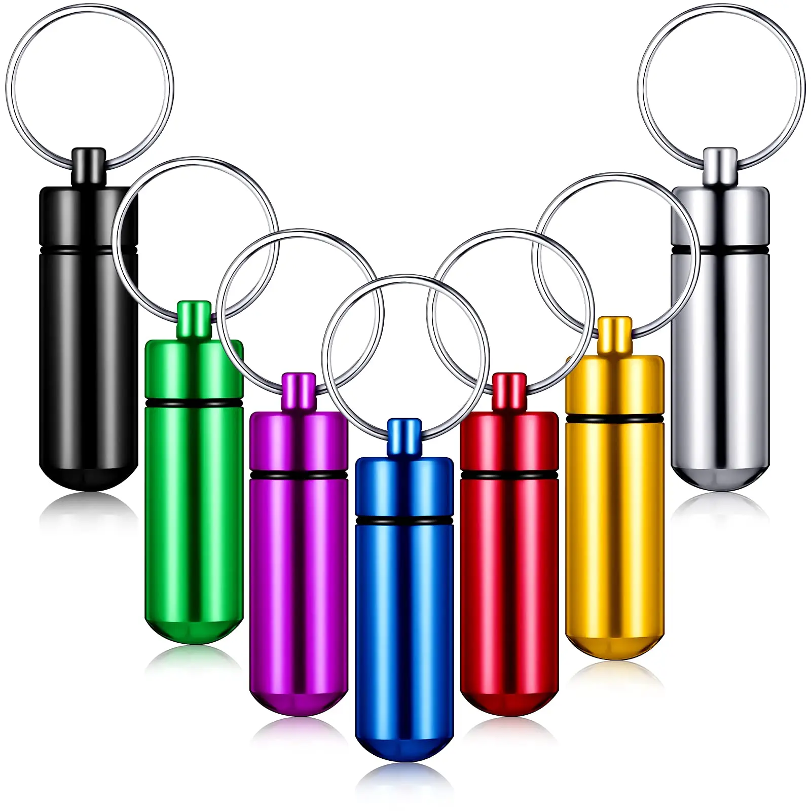 135Pcs Pill Box Keychain Waterproof Single Pill Organizer for Outdoor Travel Camping
135Pcs Pill Box Keychain Waterproof Single Pill Organizer for Outdoor Travel Camping