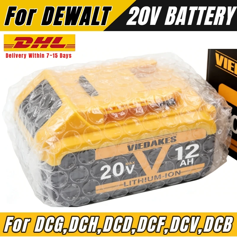 Premium Cells for dewalt 20v battery compatible for DCB206 DCG405 power tools for dewalt 20v draadloze stofzuiger 18v krachtig
Premium Cells for dewalt 20v battery compatible for DCB206 DCG405 power tools for dewalt 20v draadloze stofzuiger 18v krachtig