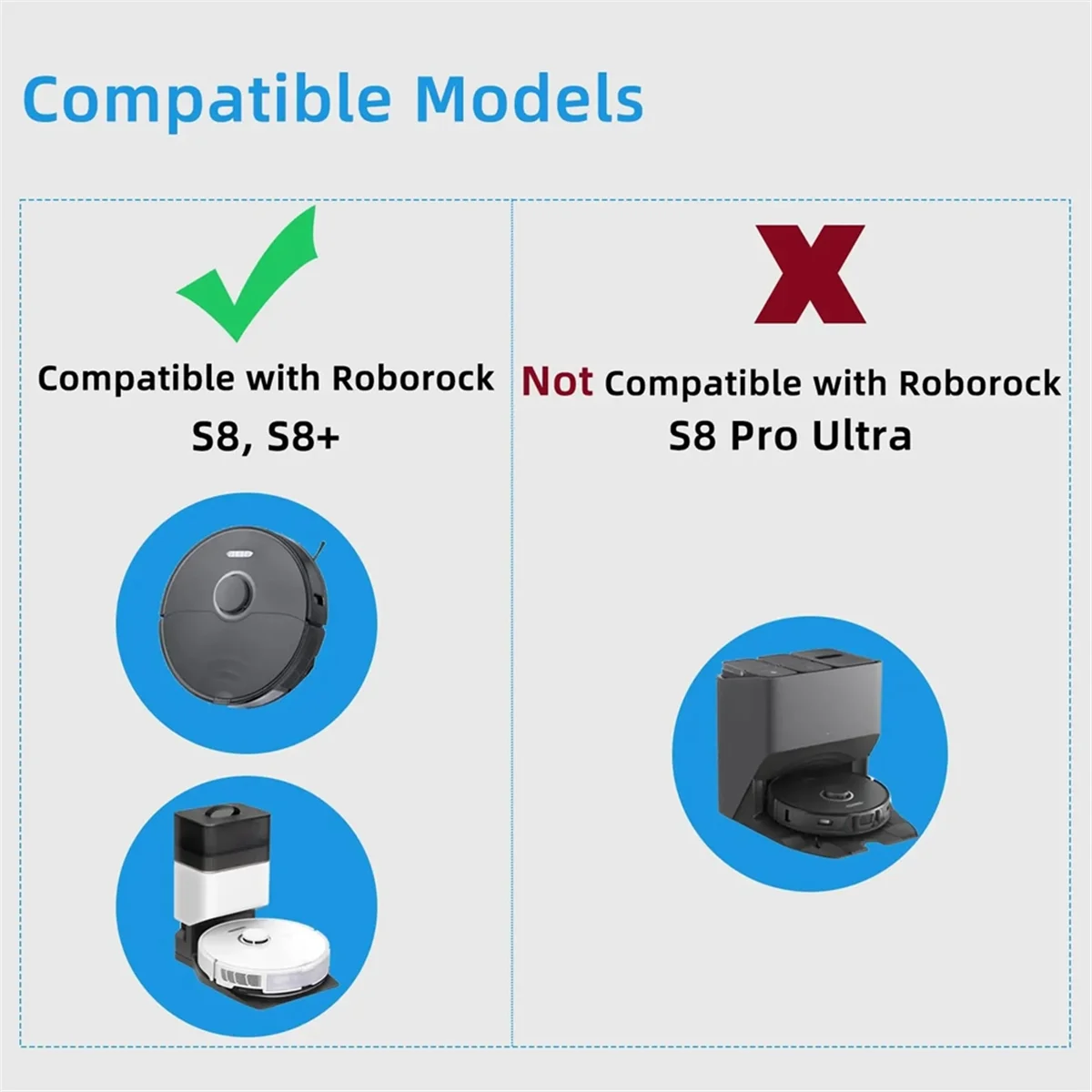 RATE-eFor Roborock S8 / S8 Pro Ultra / S8+ Robot Vacuum Main Side Brush HEPA Filter Mop Pad Dust Bag Accessories Spare
RATE-eFor Roborock S8 / S8 Pro Ultra / S8+ Robot Vacuum Main Side Brush HEPA Filter Mop Pad Dust Bag Accessories Spare