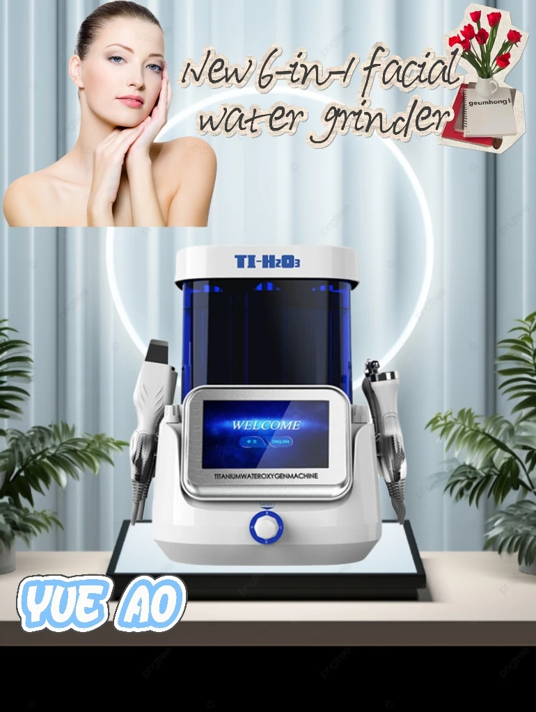 New 6 in 1 Facial Oxygen Jet Peel Hydro Dermabrasion Microdermabrasion Skin Care Face Deep Cleaning Machine Beauty Health
New 6 in 1 Facial Oxygen Jet Peel Hydro Dermabrasion Microdermabrasion Skin Care Face Deep Cleaning Machine Beauty Health