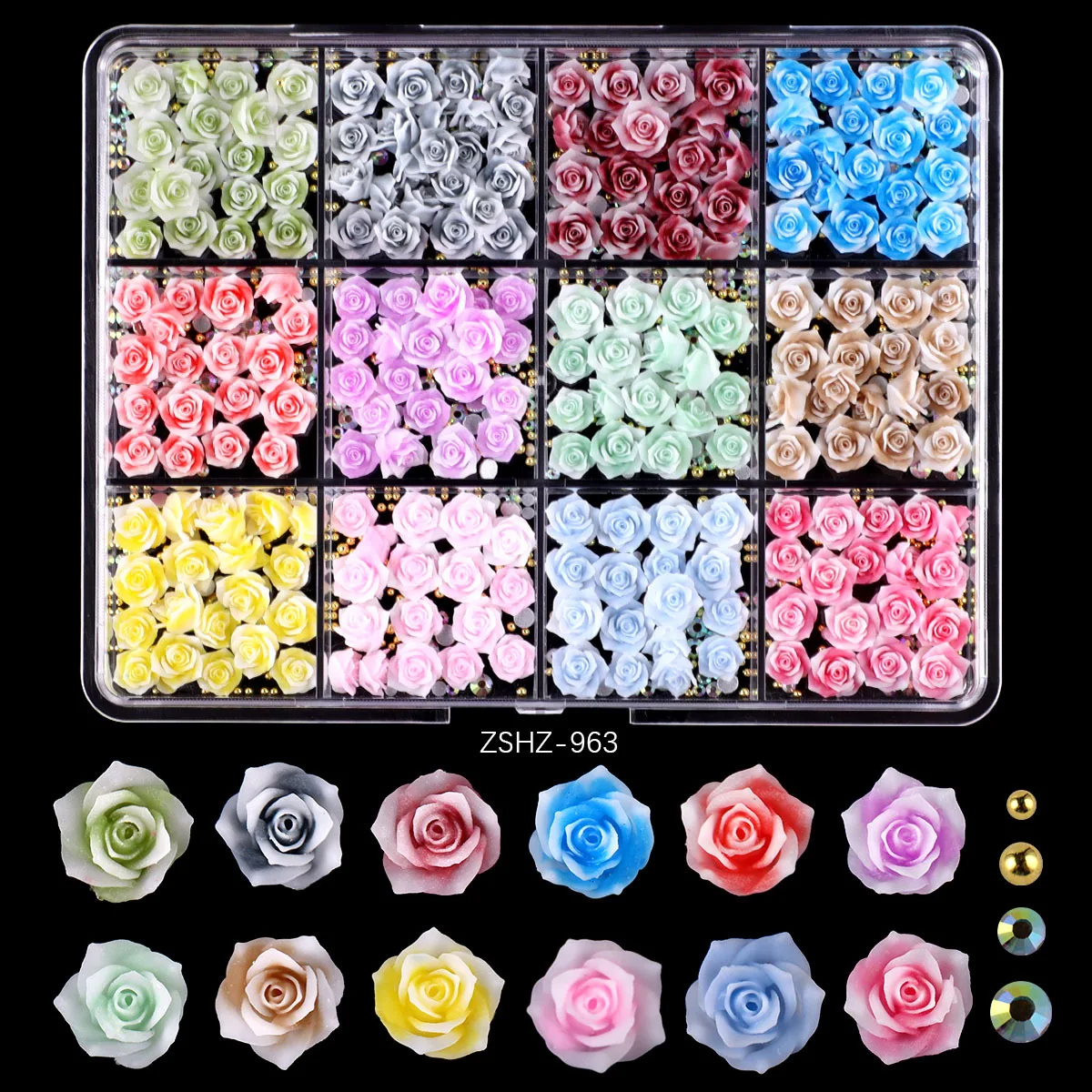 Crystal Flatback Pearls Candy Nail Charms Bow Flower Rhinestone Diamond Kawaii DIY Manicure Decoration
Crystal Flatback Pearls Candy Nail Charms Bow Flower Rhinestone Diamond Kawaii DIY Manicure Decoration