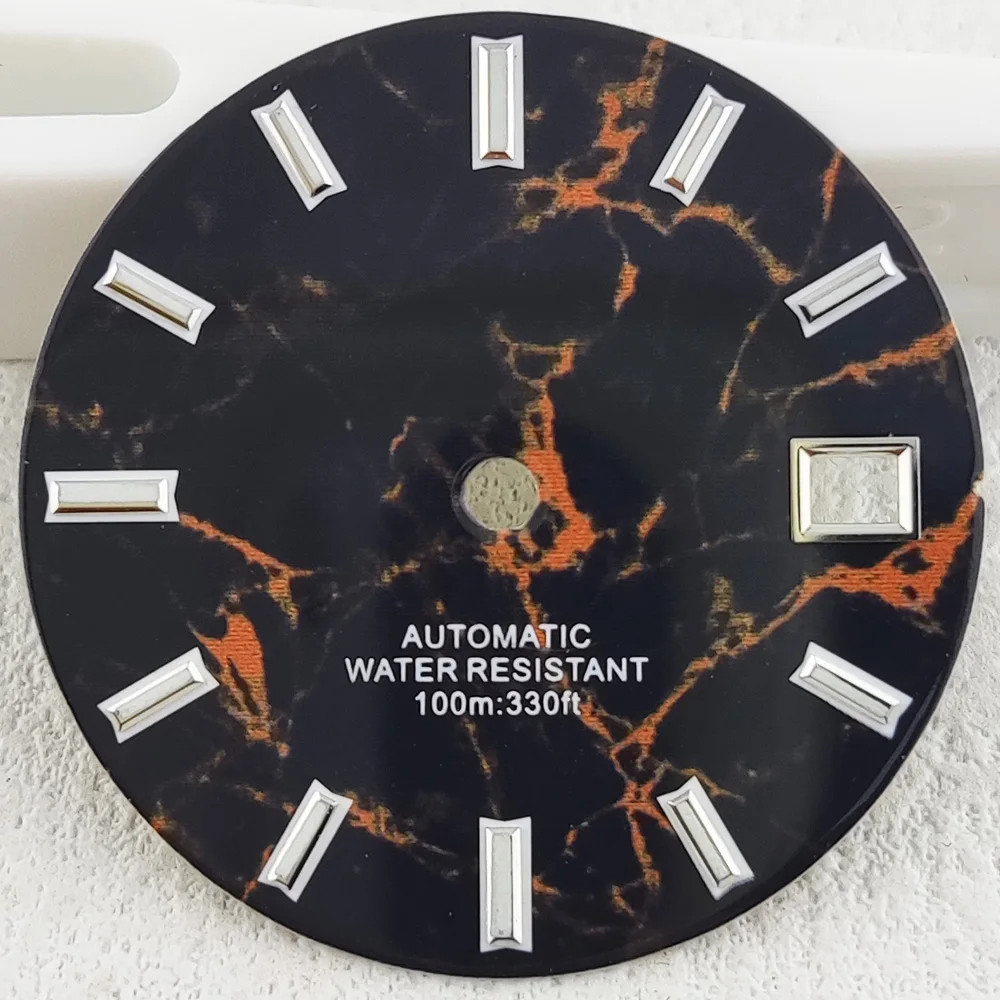 Циферблат NH35, 29 мм, сменный аксессуар для часов, зеленый светящийся мраморный циферблат, подходит для механизма NH34, NH36, NH35, диаметр циферблата с индивидуальным логотипом
Циферблат NH35, 29 мм, сменный аксессуар для часов, зеленый светящийся мраморный циферблат, подходит для механизма NH34, NH36, NH35, диаметр циферблата с индивидуальным логотипом