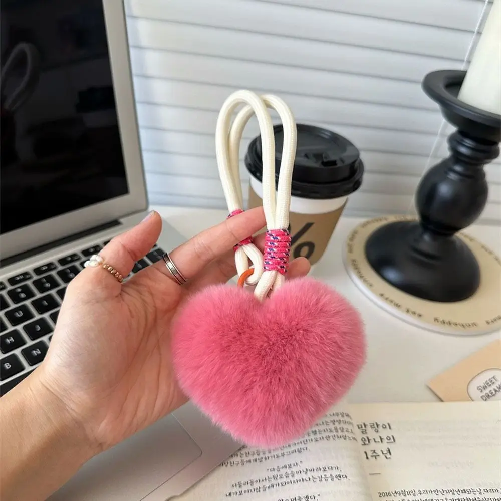 Soft Heart Charm Keychain Cute Plush Toy Phone Pendant Fashion Bag Pendant Car Key Ring Valentines Day Gift
Soft Heart Charm Keychain Cute Plush Toy Phone Pendant Fashion Bag Pendant Car Key Ring Valentines Day Gift