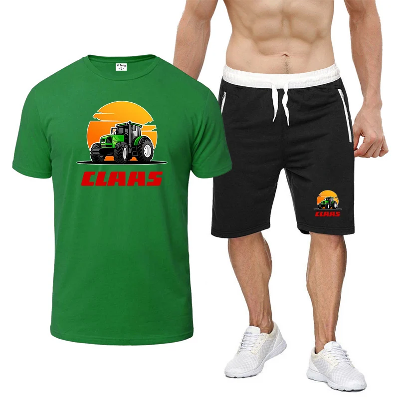 2026 Tractor Claas Print Summer Men's New Hot Sale Eight Color Short-sleeved Set Simple Casual Trendy T-shirt + Shorts Suit
2026 Tractor Claas Print Summer Men's New Hot Sale Eight Color Short-sleeved Set Simple Casual Trendy T-shirt + Shorts Suit