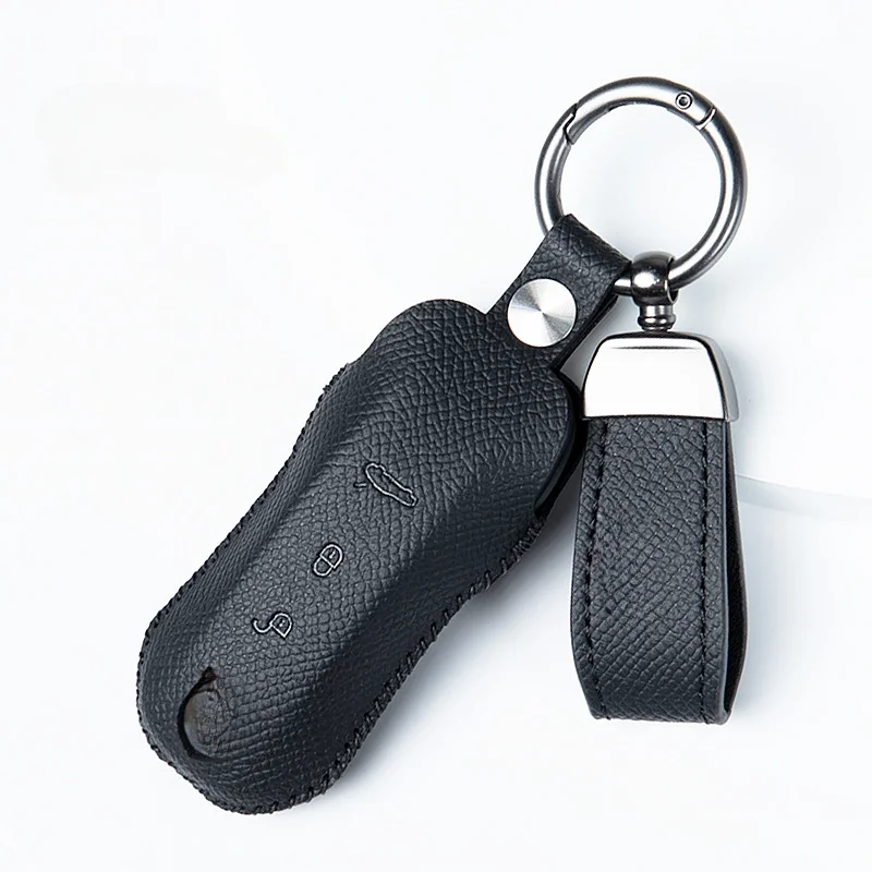 Simple Style Leather Car Remote Key Case Cover for Porsche Taycan Macan Cayenne Panamera 718 911 Multiple Styles To Choose From
Simple Style Leather Car Remote Key Case Cover for Porsche Taycan Macan Cayenne Panamera 718 911 Multiple Styles To Choose From