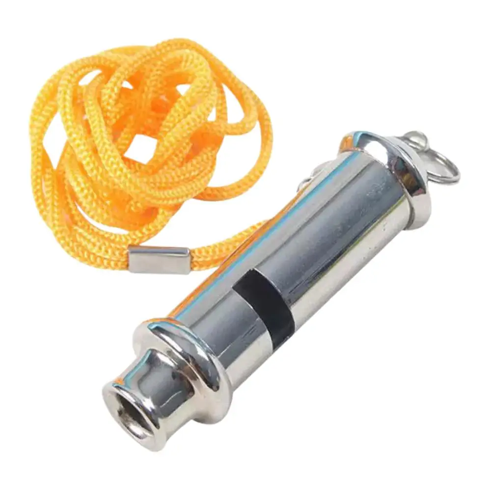 High Frequency Stainless Steel Sports Coach Specific Whistle Referee Outdoor Distress Whistle Traffic Enforcement Basketball
High Frequency Stainless Steel Sports Coach Specific Whistle Referee Outdoor Distress Whistle Traffic Enforcement Basketball