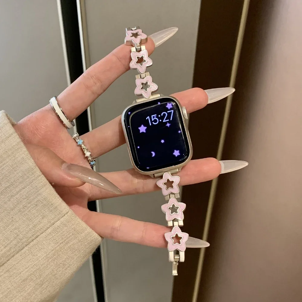 Luxury Stainless Steel Band for Apple Watch Ultra 49mm 10 46mm 42 Chain Bracelet for IWatch 9 8 7 6 SE 45mm 41 40 44 Women Strap
Luxury Stainless Steel Band for Apple Watch Ultra 49mm 10 46mm 42 Chain Bracelet for IWatch 9 8 7 6 SE 45mm 41 40 44 Women Strap