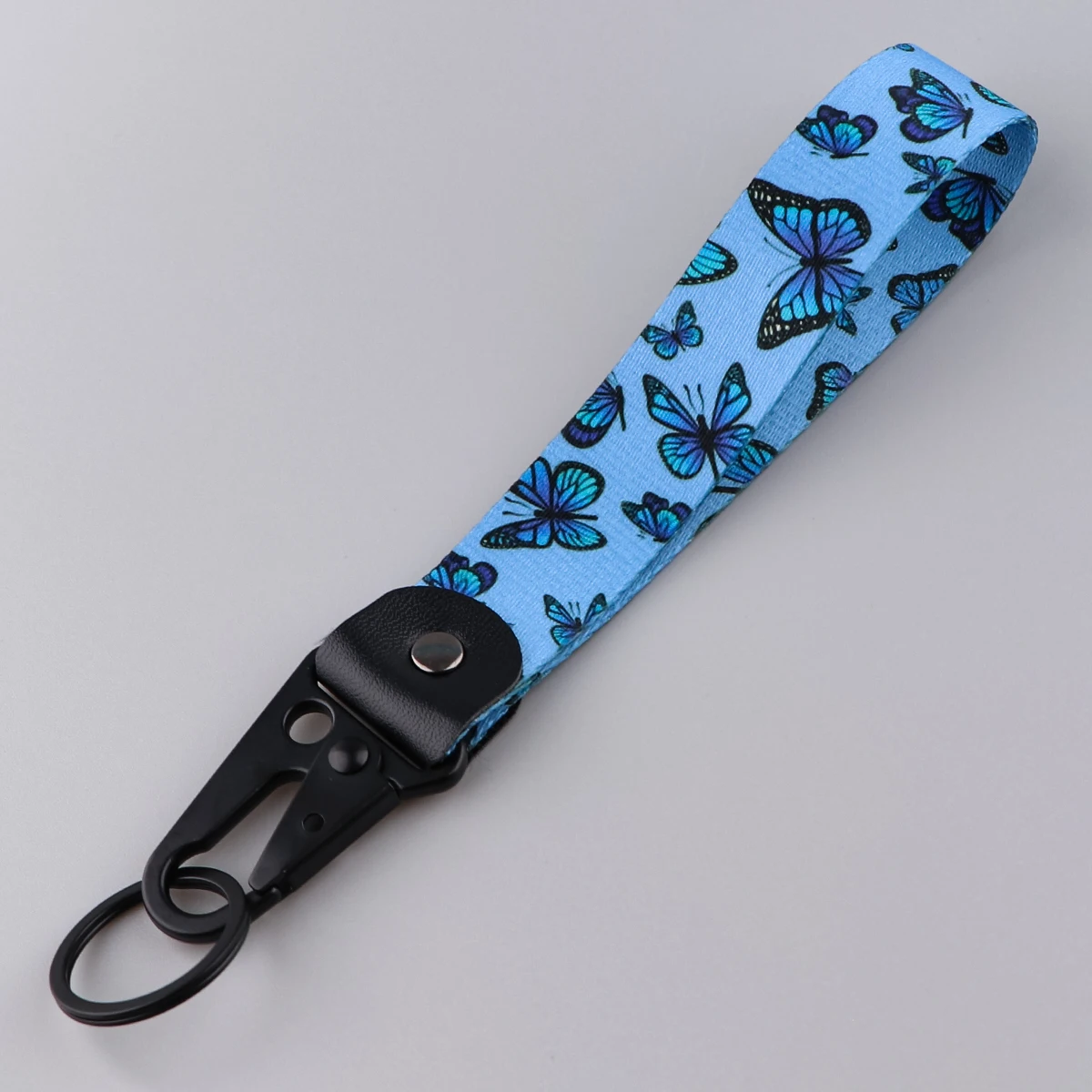 Blue Butterfly Key Fobs Keychain for Car Motorcycles Short Lanyard Key Tags Keyring Accessories Gifts Chaveiro Jewelry
Blue Butterfly Key Fobs Keychain for Car Motorcycles Short Lanyard Key Tags Keyring Accessories Gifts Chaveiro Jewelry
