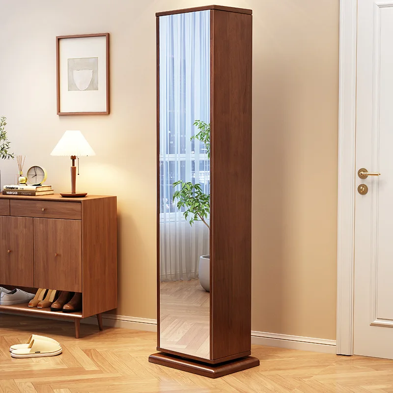 Rotatable 360 ° solid wood full-length mirror, bedroom floor-to-ceiling multi-functional storage cabinet, storage inte
Rotatable 360 ° solid wood full-length mirror, bedroom floor-to-ceiling multi-functional storage cabinet, storage inte