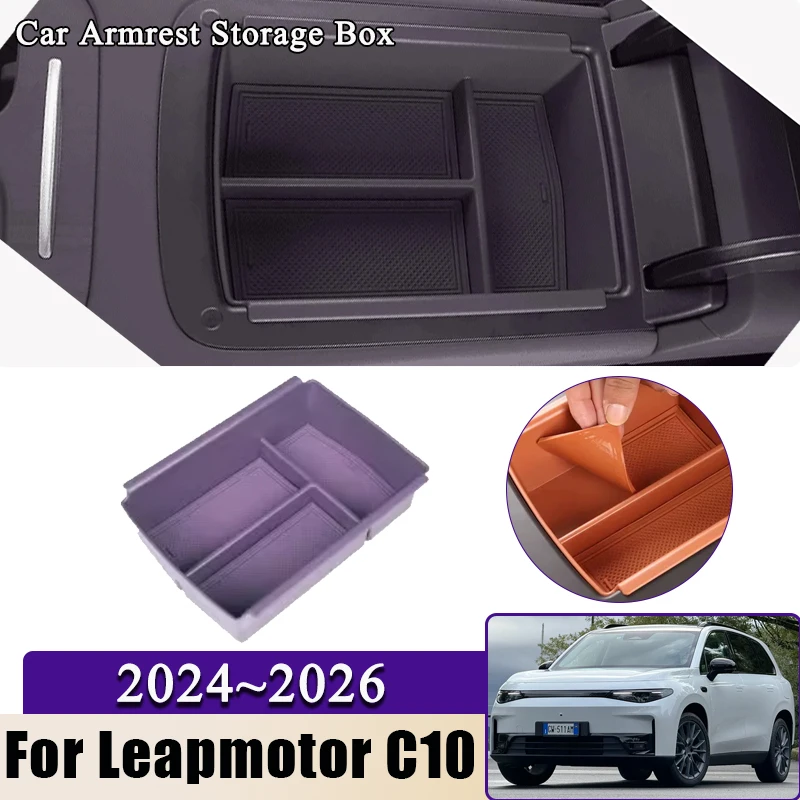 For Leapmotor C10 2024 2025 2026 Car Central Armrest Storage Box Mat Center Console Organizer Containers Tray Auto Accessories
For Leapmotor C10 2024 2025 2026 Car Central Armrest Storage Box Mat Center Console Organizer Containers Tray Auto Accessories