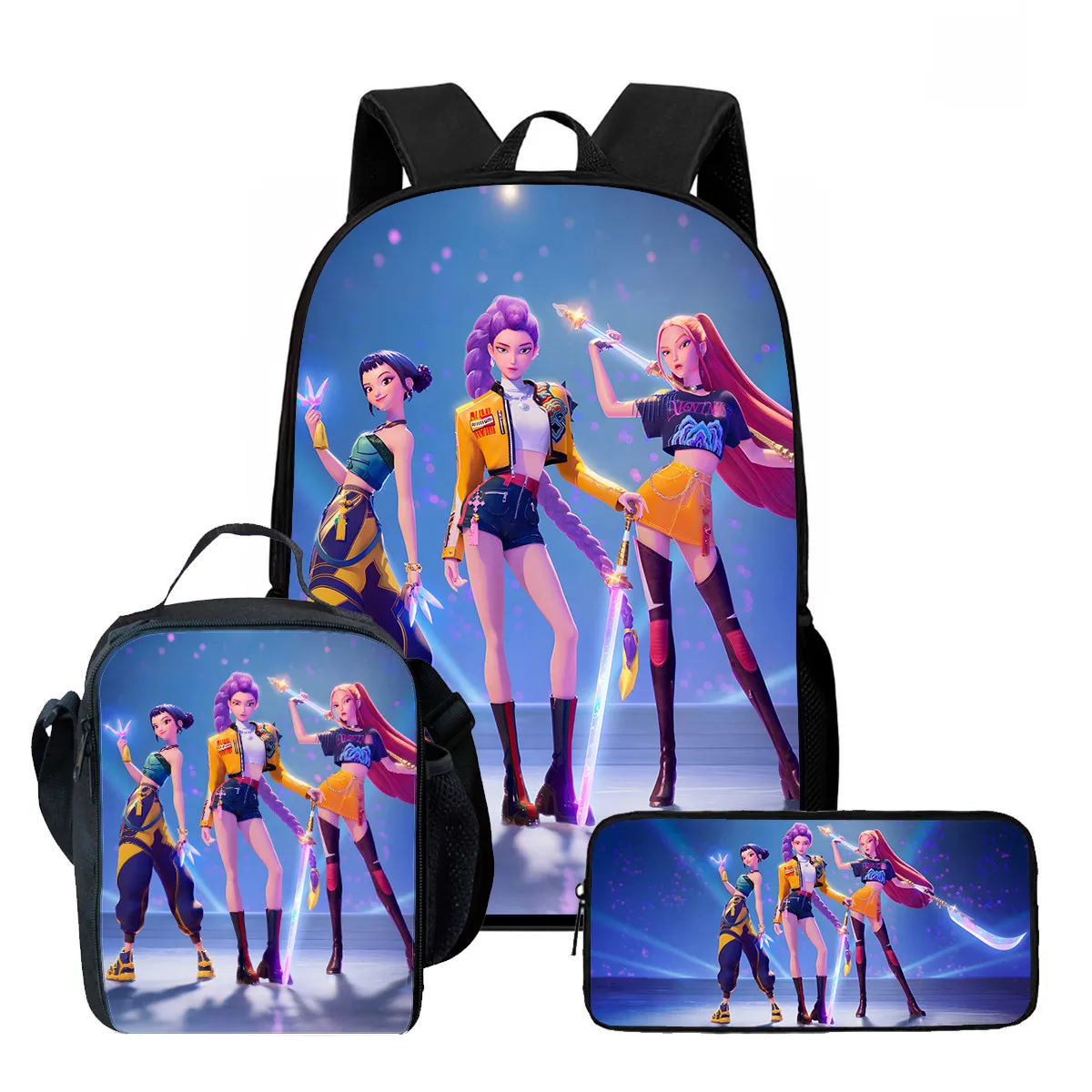 2025 Kids Cartoon Backpack Lunch Bag and Pencil Case Set Three Piece School Stationery Bundle for Girls Boys Student Daily Use
2025 Kids Cartoon Backpack Lunch Bag and Pencil Case Set Three Piece School Stationery Bundle for Girls Boys Student Daily Use