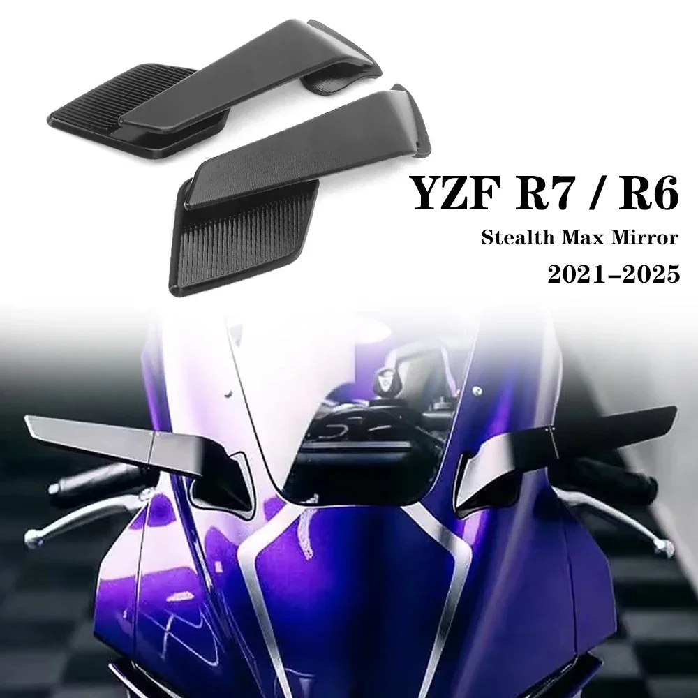 For Yamaha YZF R7 2021-2025 YZF R6 Motorcycle Rearview Mirrors Stealth Max Winglets Mirror To Rotate Adjustable Mirrors
For Yamaha YZF R7 2021-2025 YZF R6 Motorcycle Rearview Mirrors Stealth Max Winglets Mirror To Rotate Adjustable Mirrors