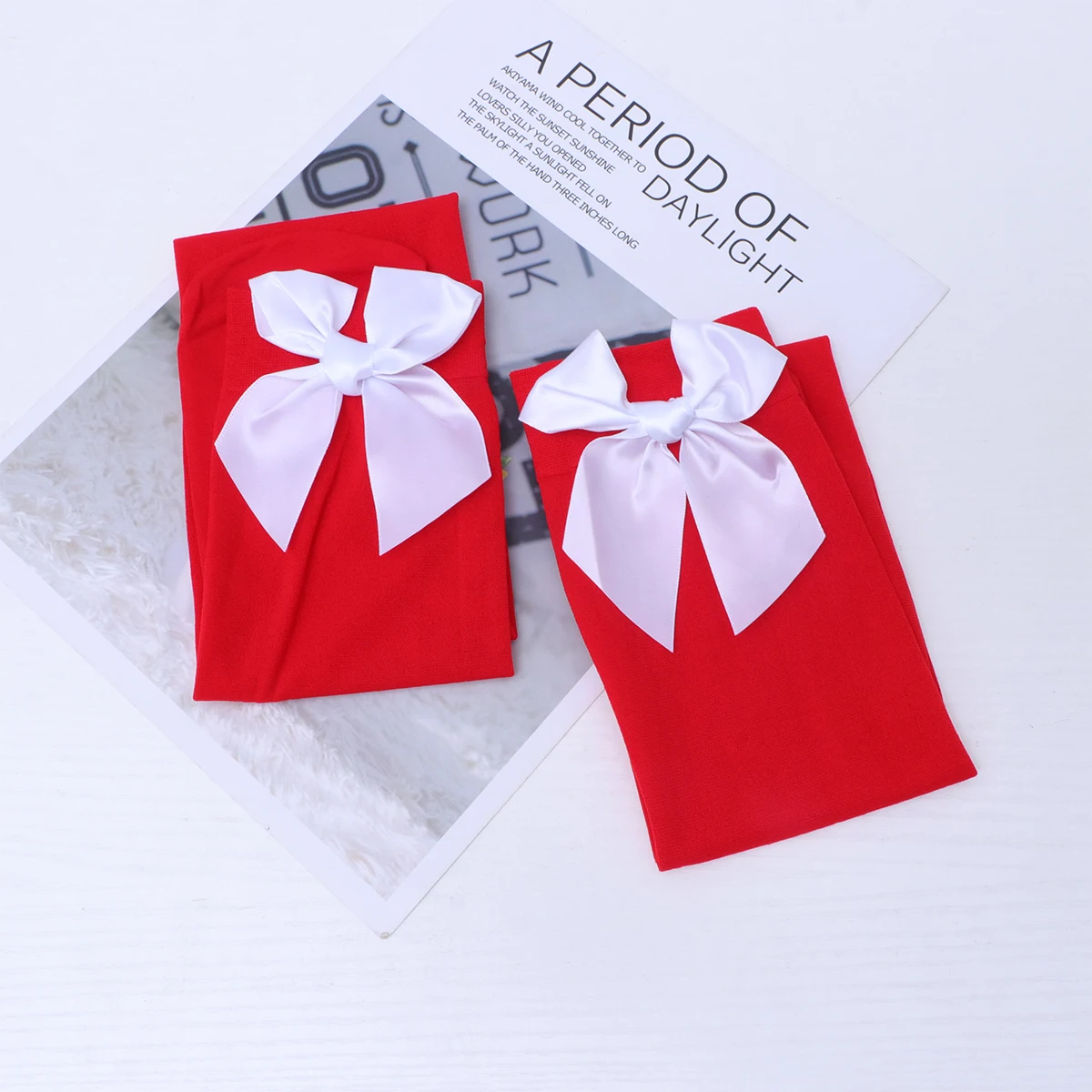 1Pair Butterfly Knot Silk Stockings Women High Class Soft Elastic Anti Slip Long Socks for Party Costume School Wear Red White
1Pair Butterfly Knot Silk Stockings Women High Class Soft Elastic Anti Slip Long Socks for Party Costume School Wear Red White