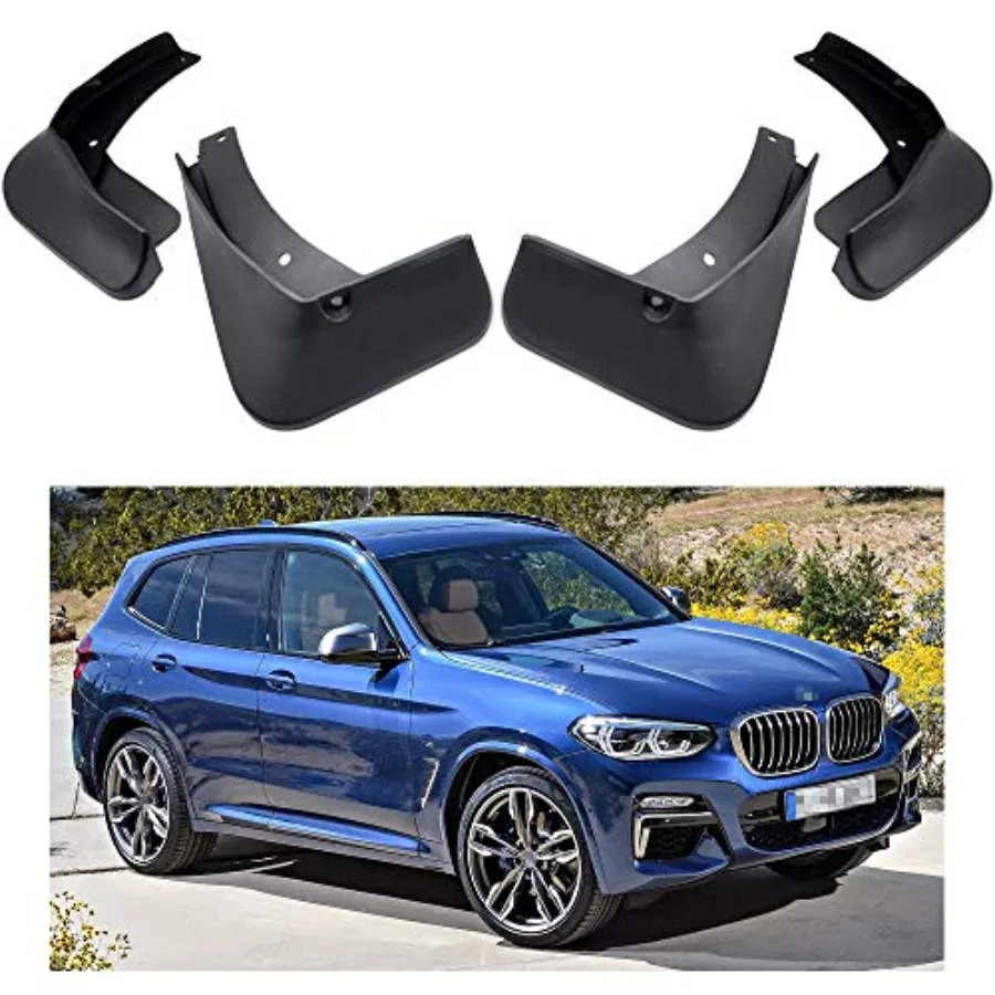 Брызговики для автомобиля, совместимые с BMW X3 30i 30e M40i 2018-2024 и BMW X3 M G01 2020-2024
Брызговики для автомобиля, совместимые с BMW X3 30i 30e M40i 2018-2024 и BMW X3 M G01 2020-2024