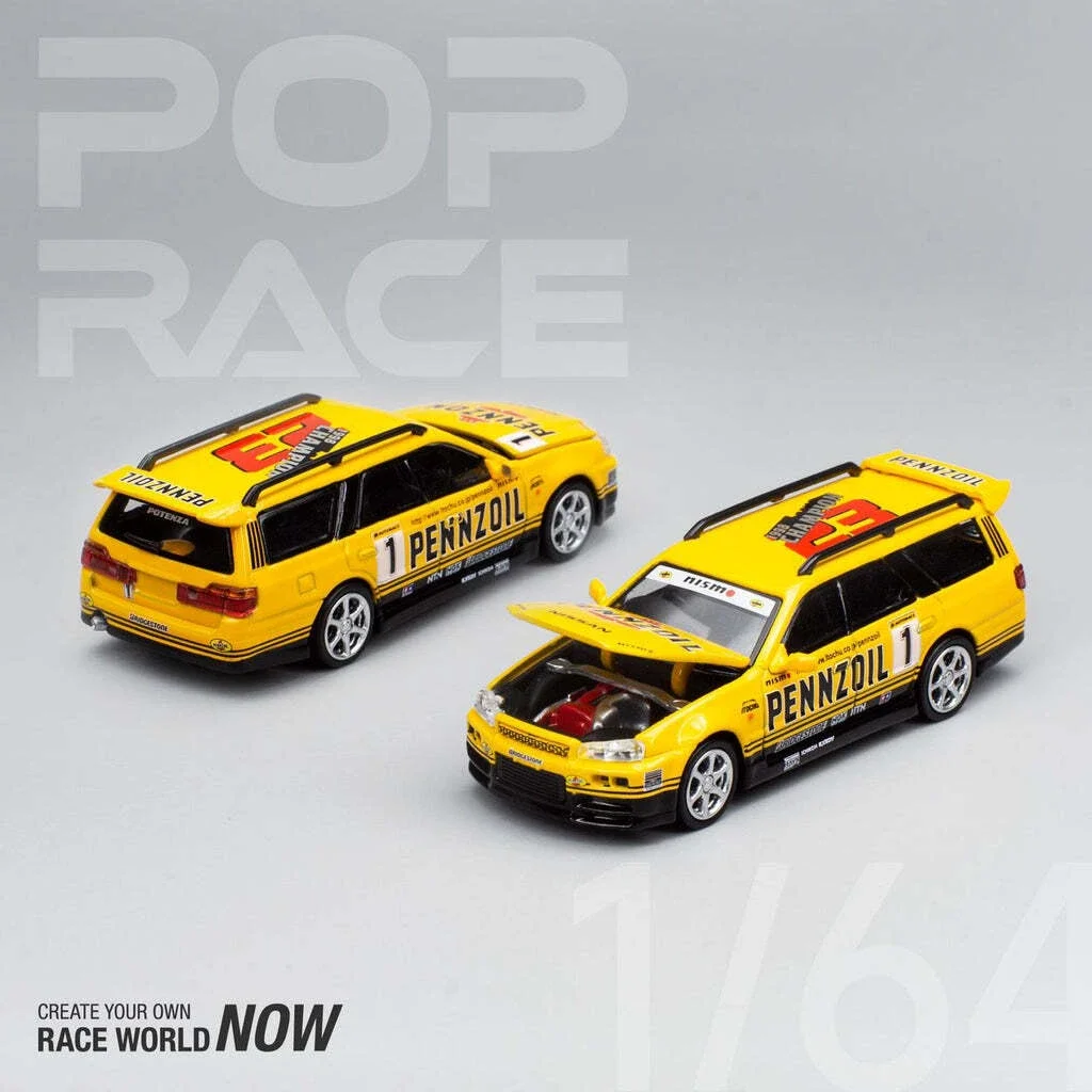 POPRACE 1/64 Stagea R34 PENNZOIL Painting Alloy Premium Diecast Car Model Vehicle Collectible Gift
POPRACE 1/64 Stagea R34 PENNZOIL Painting Alloy Premium Diecast Car Model Vehicle Collectible Gift