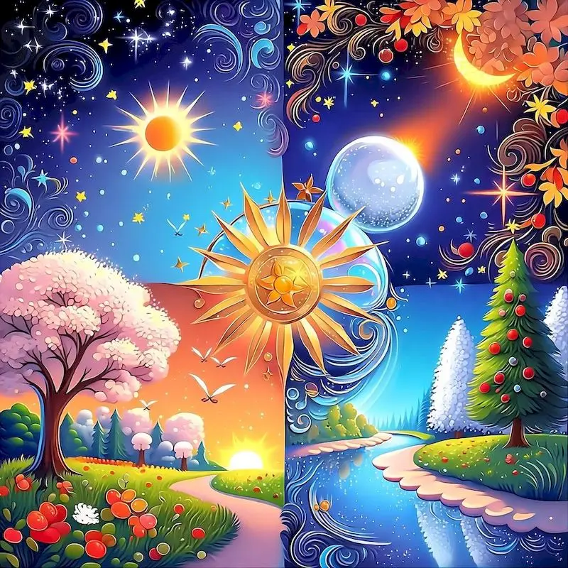 GATYZTORY Full Square Round Diamond Painting Four Seasons Scenery Diamond Mosaic DIY Picture Rhinestones Embroidery Unique Gift
GATYZTORY Full Square Round Diamond Painting Four Seasons Scenery Diamond Mosaic DIY Picture Rhinestones Embroidery Unique Gift