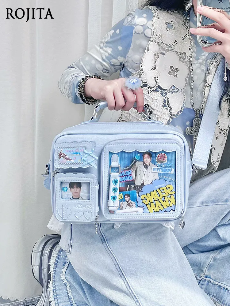 Original Microwave Oven Pain Bag Crossbody Shoulder Two-dimensional Element Multi-Pocket Ita Bag Crossbody with Clear Window
Original Microwave Oven Pain Bag Crossbody Shoulder Two-dimensional Element Multi-Pocket Ita Bag Crossbody with Clear Window