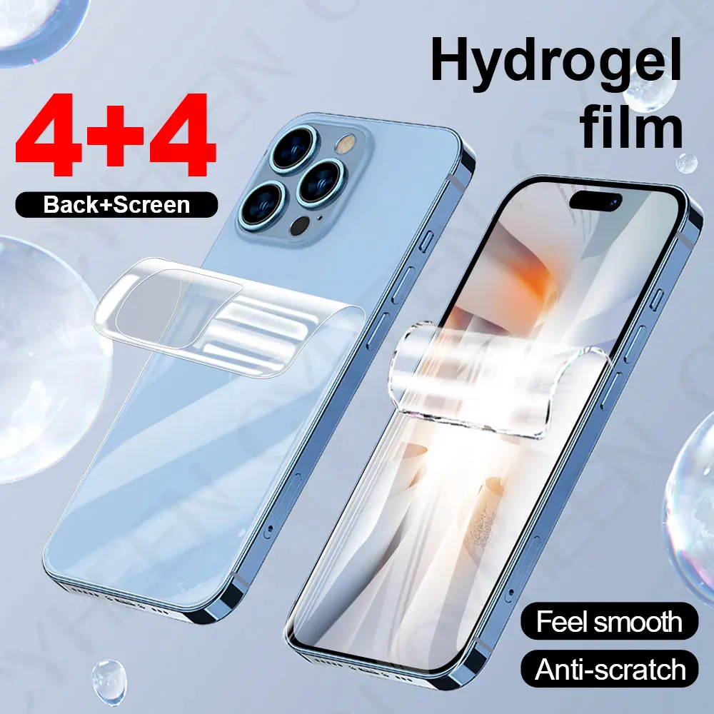 8in1 Phone Screen Protector Protective Film For iPhone 16 Pro Hydrogel Film 15 Plus 14 Pro Max Not Glass Back Film 13 Mini 12 11
8in1 Phone Screen Protector Protective Film For iPhone 16 Pro Hydrogel Film 15 Plus 14 Pro Max Not Glass Back Film 13 Mini 12 11