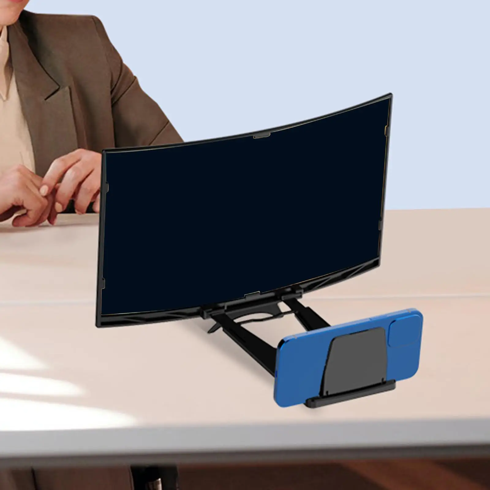 Увеличитель экрана телефона Портативный 12-дюймовый усилитель экрана смартфона премиум-класса Big HD для сотового телефона в экране 6,5 дюйма
Увеличитель экрана телефона Портативный 12-дюймовый усилитель экрана смартфона премиум-класса Big HD для сотового телефона в экране 6,5 дюйма