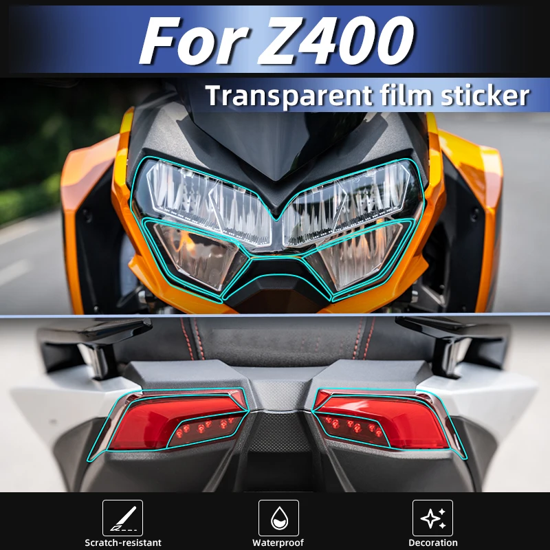 For Kawasaki Z400 Headlight Clear Film TPU Self-Healing Anti-Scratch Waterproof Protective Modification Kits
For Kawasaki Z400 Headlight Clear Film TPU Self-Healing Anti-Scratch Waterproof Protective Modification Kits
