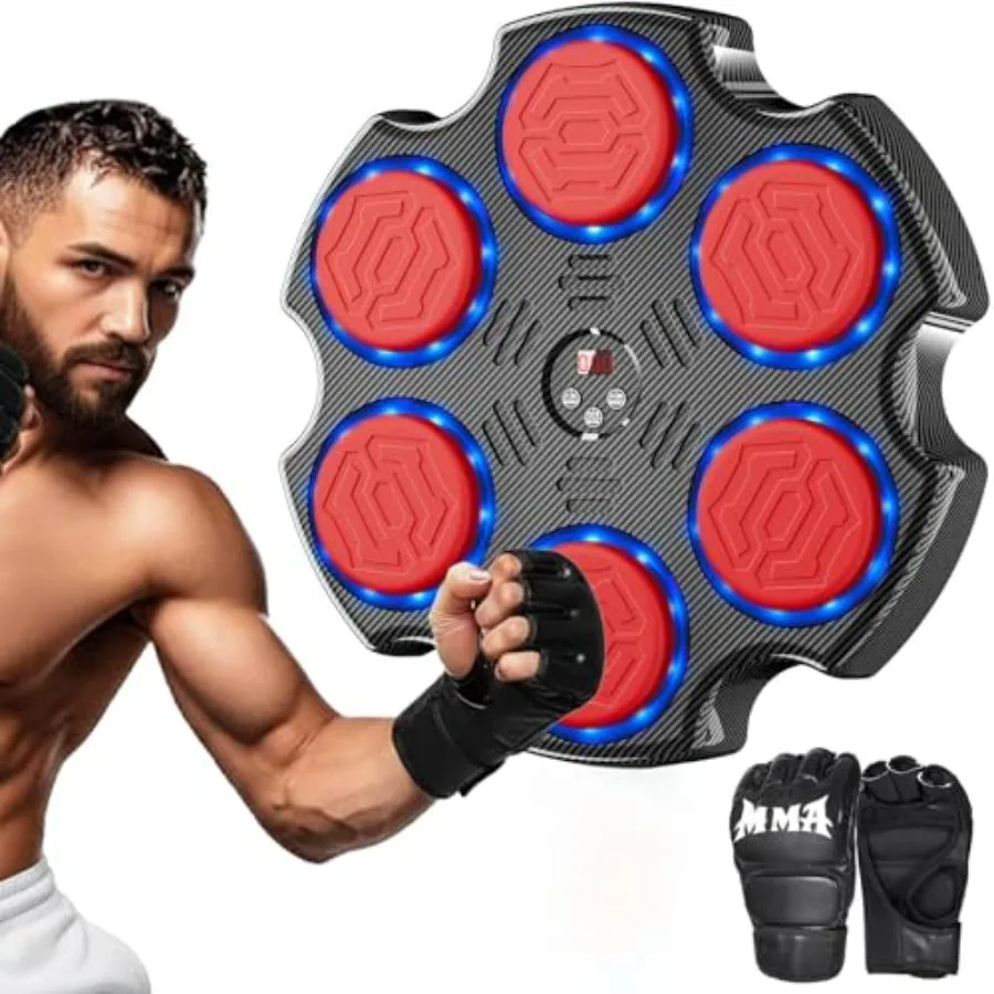 Smart Boxing Training Machine Wall Mount for Adult Durable Foam Body with Adjustable Gloves Red and Black Design Interactive LE
Smart Boxing Training Machine Wall Mount for Adult Durable Foam Body with Adjustable Gloves Red and Black Design Interactive LE