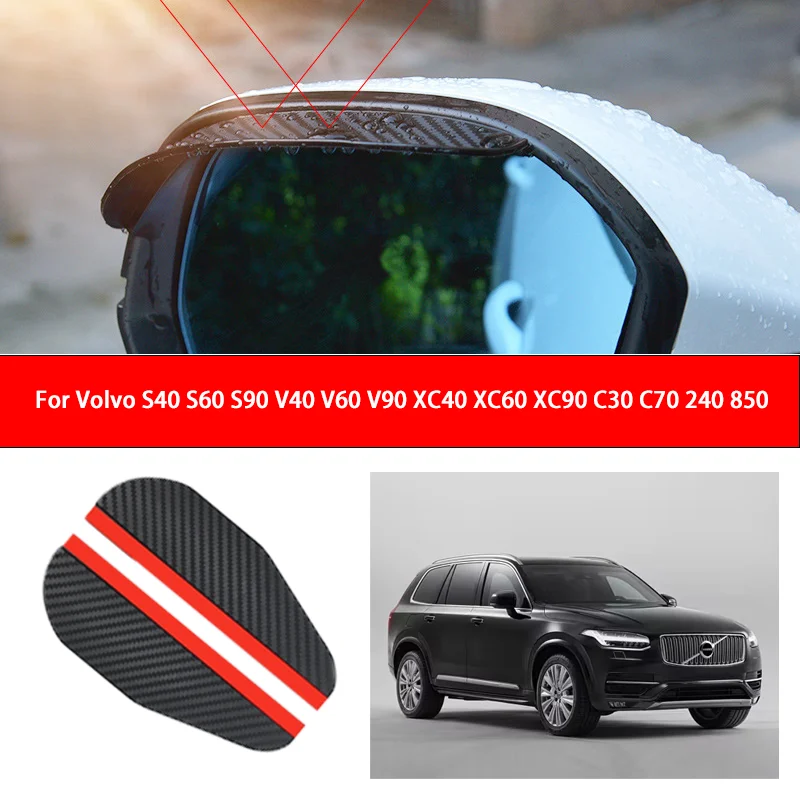 For Volvo S40 S60 S90 V40 V60 V90 XC40 XC60 XC90 C30 C70 240 850 Carbon Fiber Rearview Mirror Rain Visor
For Volvo S40 S60 S90 V40 V60 V90 XC40 XC60 XC90 C30 C70 240 850 Carbon Fiber Rearview Mirror Rain Visor