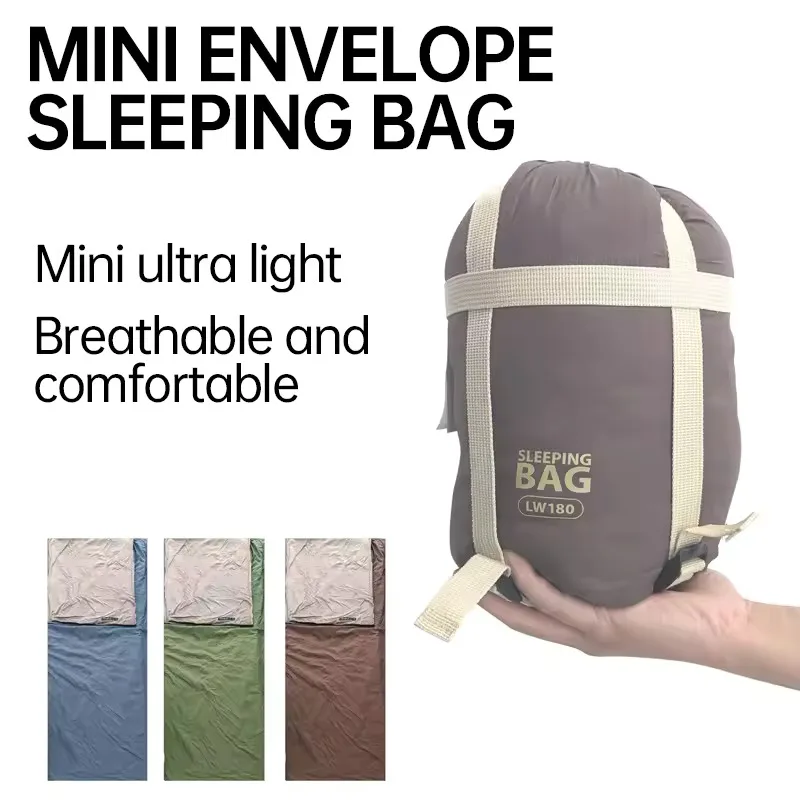Outdoor camping, tourism, mountain climbing, adult sleeping bag, mini portable nylon cotton, machine washable, multi splicing
Outdoor camping, tourism, mountain climbing, adult sleeping bag, mini portable nylon cotton, machine washable, multi splicing