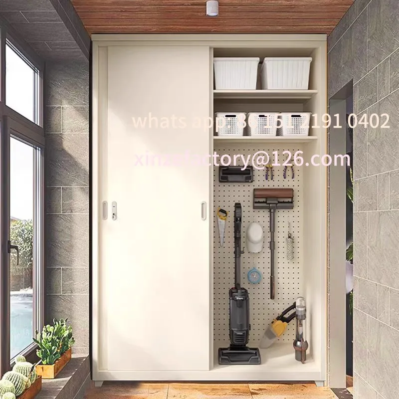 Customizable Thickened Steel Balcony Locker Waterproof Sunscreen Storage Locker Sliding Door
Customizable Thickened Steel Balcony Locker Waterproof Sunscreen Storage Locker Sliding Door