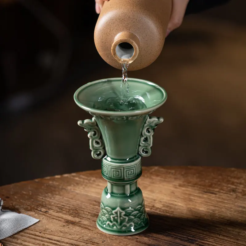 Emperor Mug Ceramic Wine Cups New Household Embossment Jar Cups Creative Wine Pots Chinese-style Ancient Hot Drinking Utensils
Emperor Mug Ceramic Wine Cups New Household Embossment Jar Cups Creative Wine Pots Chinese-style Ancient Hot Drinking Utensils