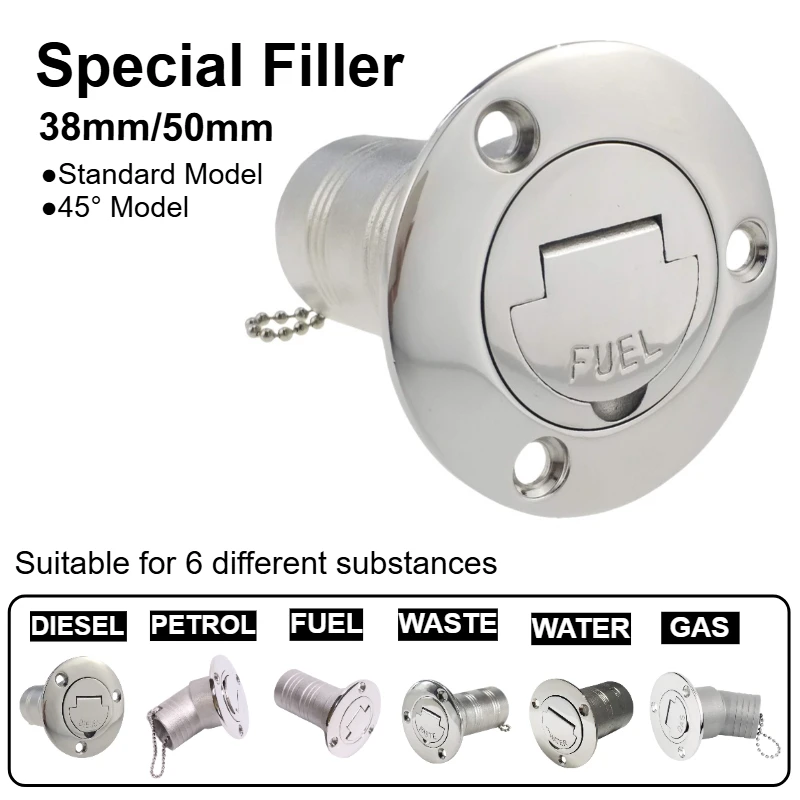 1Pc 38mm/50mm Water Tank Deck Fill/Filler with Keyless Cap For Marine Boat Yacht Caravan 316 Stainless Steel Special Fuel Filler
1Pc 38mm/50mm Water Tank Deck Fill/Filler with Keyless Cap For Marine Boat Yacht Caravan 316 Stainless Steel Special Fuel Filler