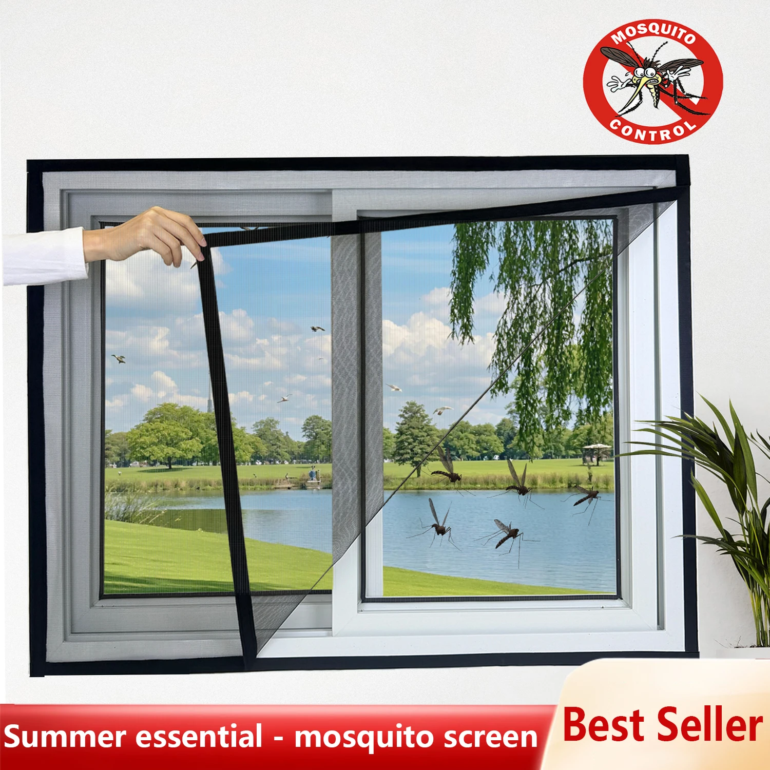 Nano window screen, invisible mosquito screen for summer, easy to install window mosquito net
Nano window screen, invisible mosquito screen for summer, easy to install window mosquito net