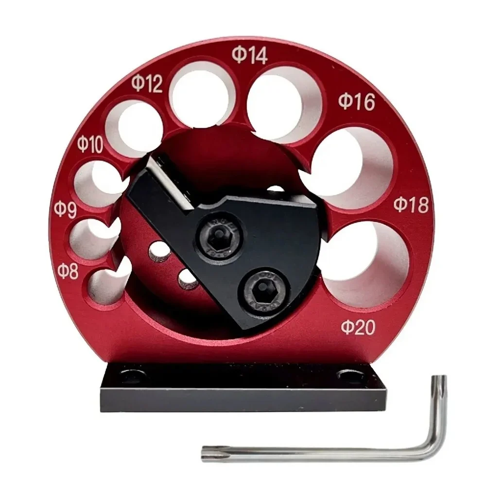 New CarbideBladesWoodworking Tool Electric Drill Milling Dowel Round Rod Auxiliary Tool 8-Holes Adjustable Round Dowel Maker
New CarbideBladesWoodworking Tool Electric Drill Milling Dowel Round Rod Auxiliary Tool 8-Holes Adjustable Round Dowel Maker