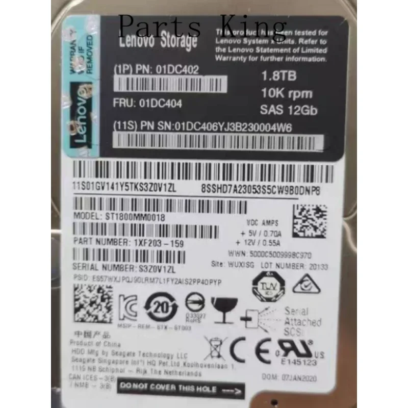 Для Lenovo DS6200 4200 2200 2,5 "; 1,8 TB 10K RPM 12,0 GB/S 01DC404 01DC402 с лотком
Для Lenovo DS6200 4200 2200 2,5 "; 1,8 TB 10K RPM 12,0 GB/S 01DC404 01DC402 с лотком