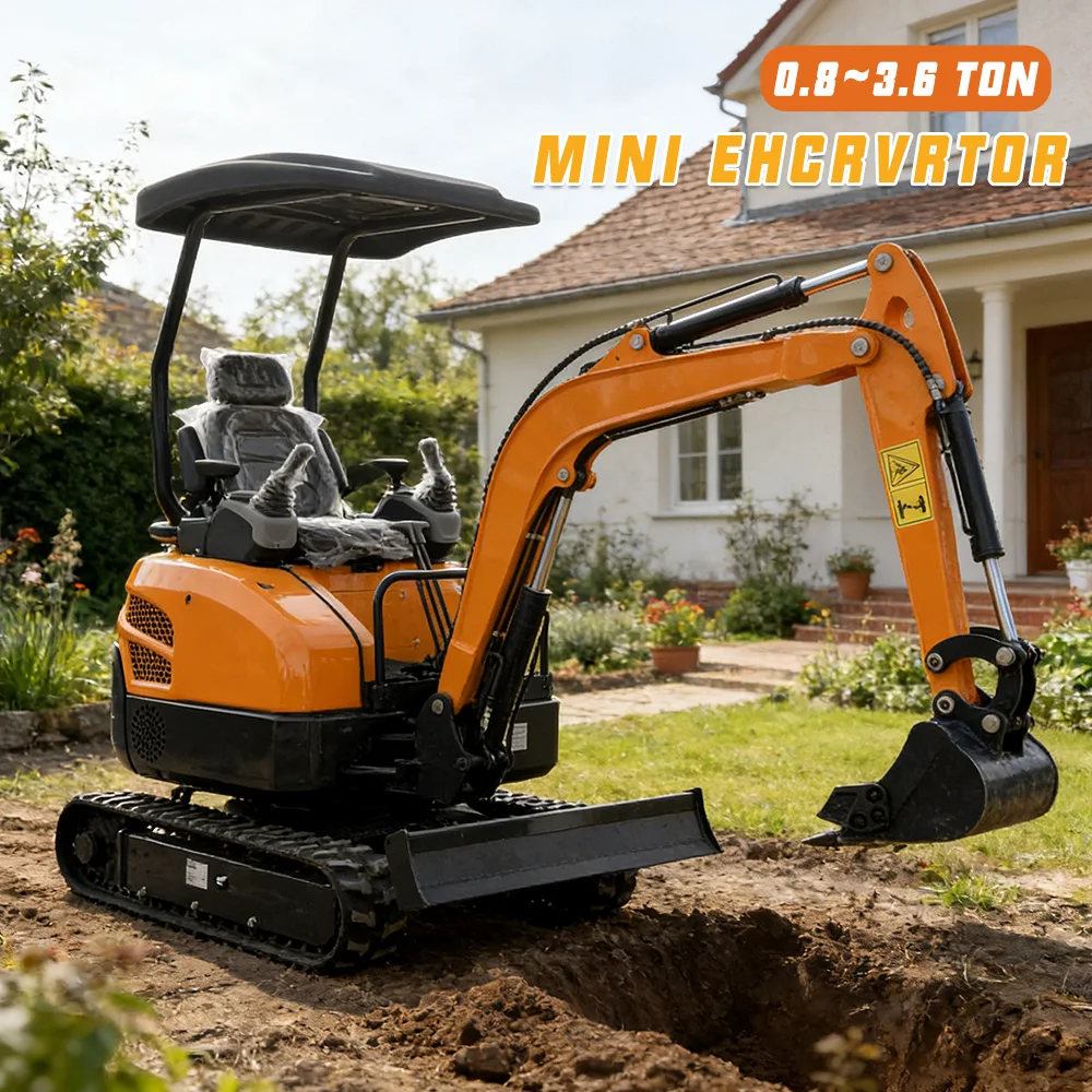 Weatherproof 2 Ton Mini Excavator CE Certified Kubota Engine Small Crawler Digger For Multi-Scenario Use Free Shipping
Weatherproof 2 Ton Mini Excavator CE Certified Kubota Engine Small Crawler Digger For Multi-Scenario Use Free Shipping