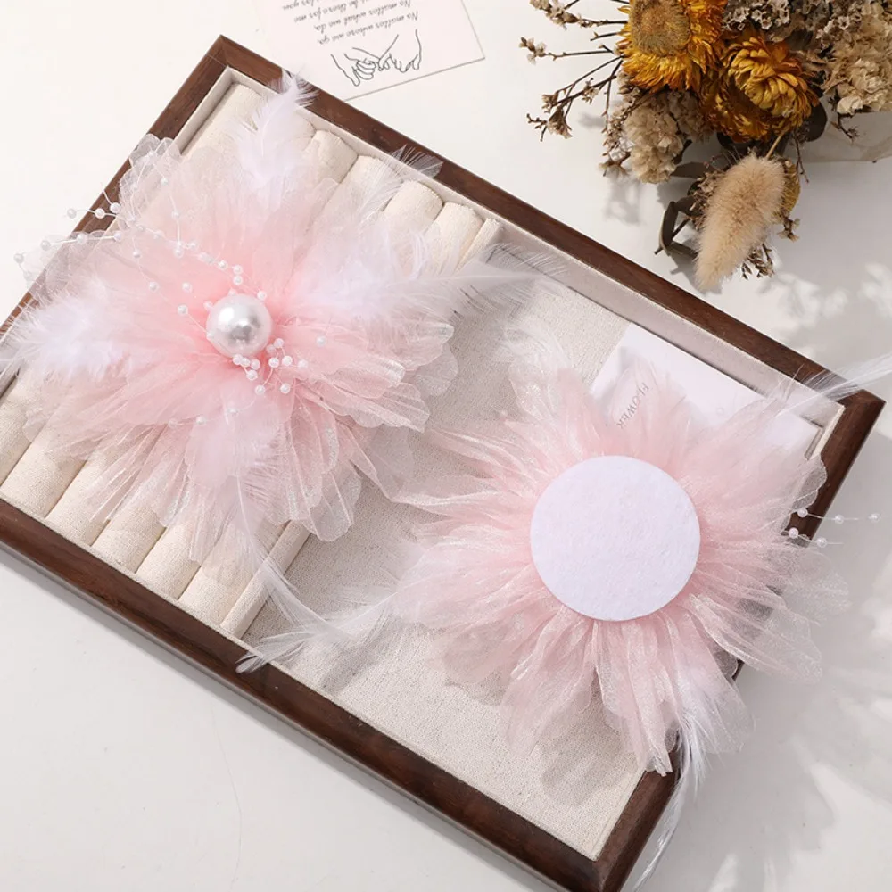 New Organza Retro Pearl Feather Flower Floral Shape Clothing Accessories Handmade Accessories
New Organza Retro Pearl Feather Flower Floral Shape Clothing Accessories Handmade Accessories