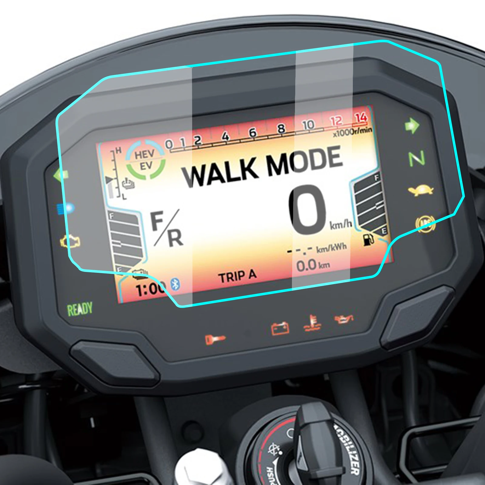 Motorcycle instrument panel screen protector suitable for Kawasaki Ninjn Z 7 HYBRID (2024 style) LCD instrument p
Motorcycle instrument panel screen protector suitable for Kawasaki Ninjn Z 7 HYBRID (2024 style) LCD instrument p