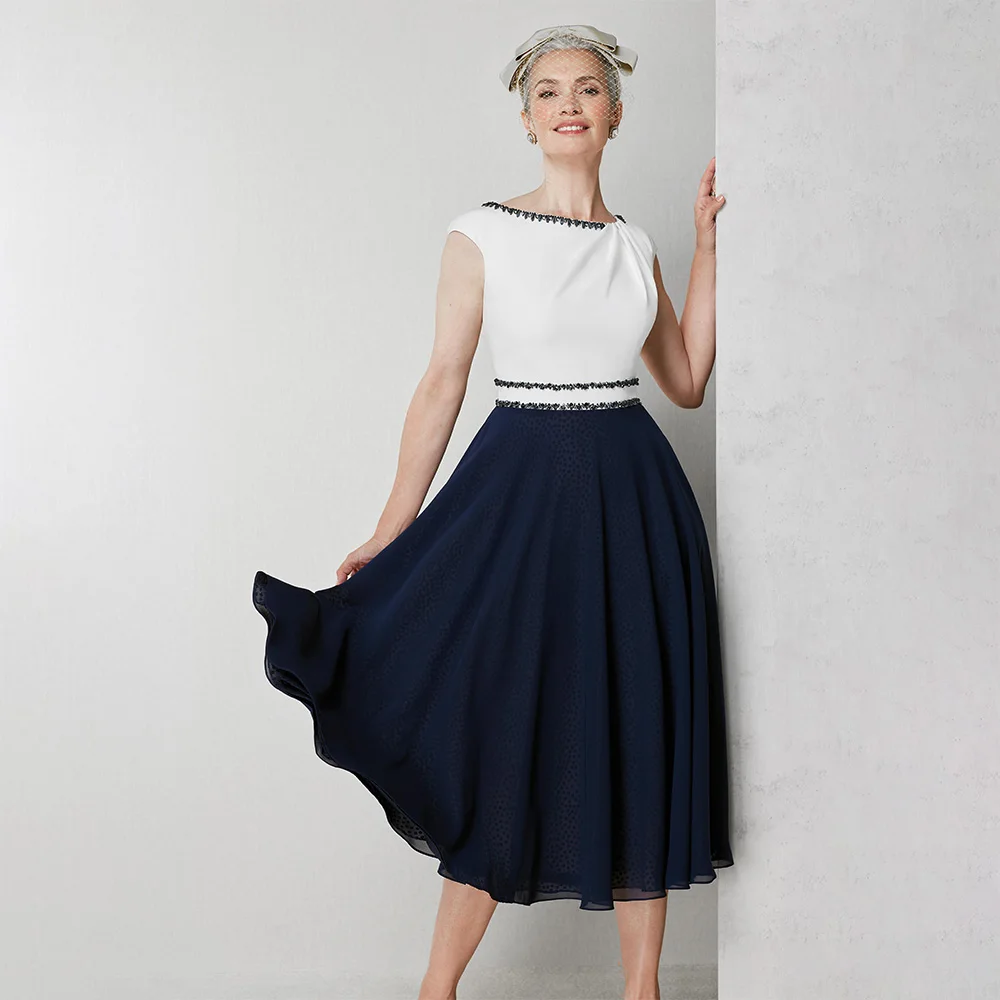 2023 Mother of the Bride Dress for Weddings A Line Beading Scoop Wedding Guest Gowns Women Tea Length Crystal Short Party
2023 Mother of the Bride Dress for Weddings A Line Beading Scoop Wedding Guest Gowns Women Tea Length Crystal Short Party