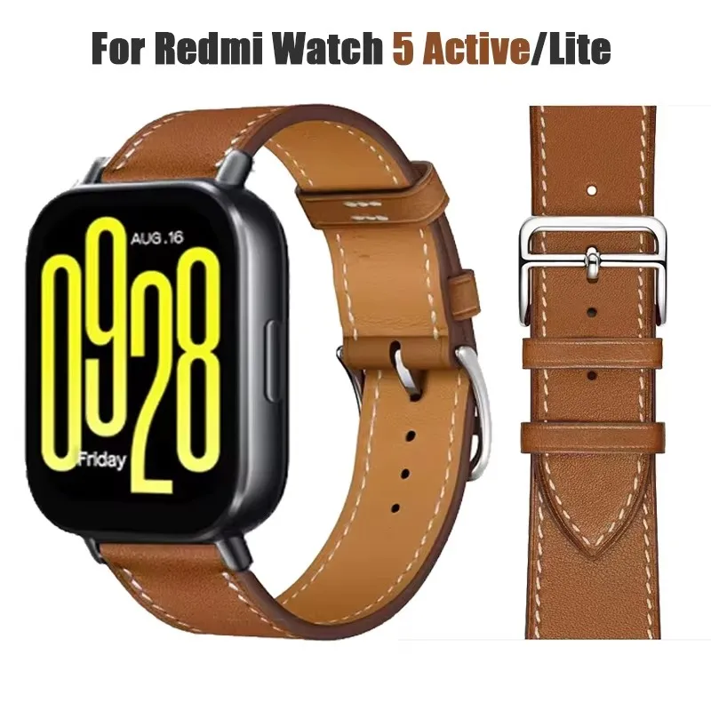 22mm Leather Wristband Strap For Redmi Watch 5 Active 5 Lite Replacement For Xiaomi Mi Watch 5 Lite Bracelet Correa Accessories
22mm Leather Wristband Strap For Redmi Watch 5 Active 5 Lite Replacement For Xiaomi Mi Watch 5 Lite Bracelet Correa Accessories