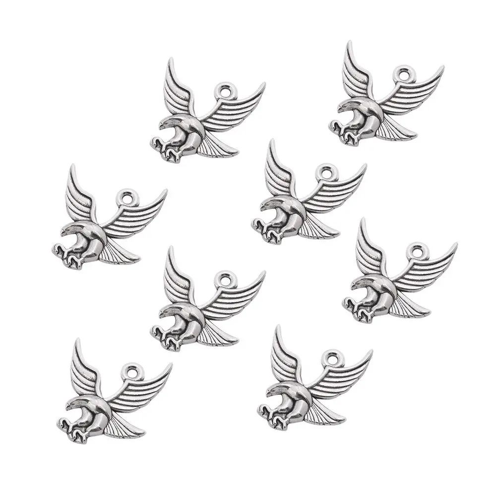 20 Pcs Eagle Pendant Charm Alloy DIY Necklace Bracelet Earrings Jewelry Making Crafts Gifts Accessories Decorations
20 Pcs Eagle Pendant Charm Alloy DIY Necklace Bracelet Earrings Jewelry Making Crafts Gifts Accessories Decorations