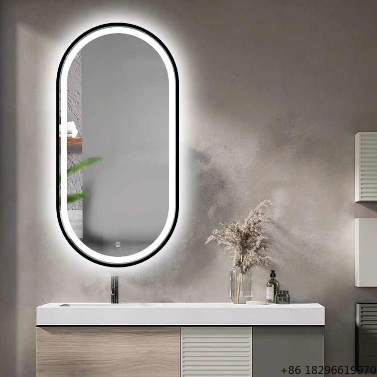 2025 Popular Oval LED Bathroom Mirror Luxury Golden Frame Anti-Fog Vanity Makeup Mirror Wall Mounted
2025 Popular Oval LED Bathroom Mirror Luxury Golden Frame Anti-Fog Vanity Makeup Mirror Wall Mounted