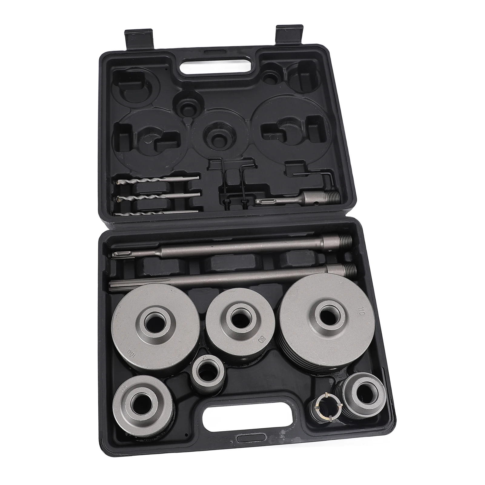 Concrete Hole Saw Kit 30 40 50 65 80 100 110mm Drill Bit Set for Installing HVAC Systems and Plumbing
Concrete Hole Saw Kit 30 40 50 65 80 100 110mm Drill Bit Set for Installing HVAC Systems and Plumbing