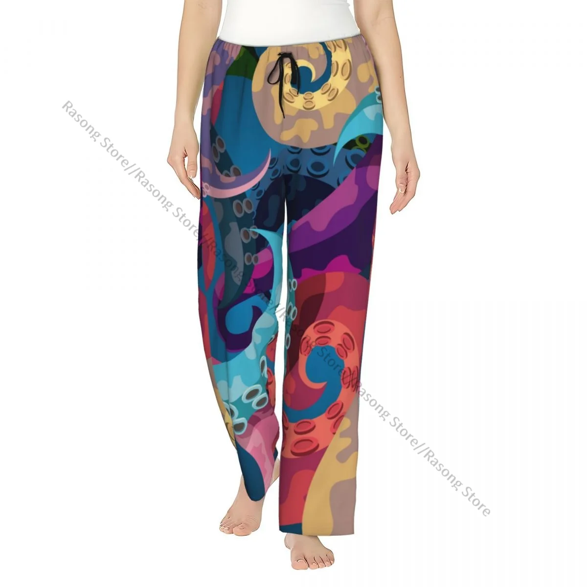 Women Flannel Lounge Pants Soft Octopus Tentacles Colorful Pajama Pants Winter Sleepwear
Women Flannel Lounge Pants Soft Octopus Tentacles Colorful Pajama Pants Winter Sleepwear
