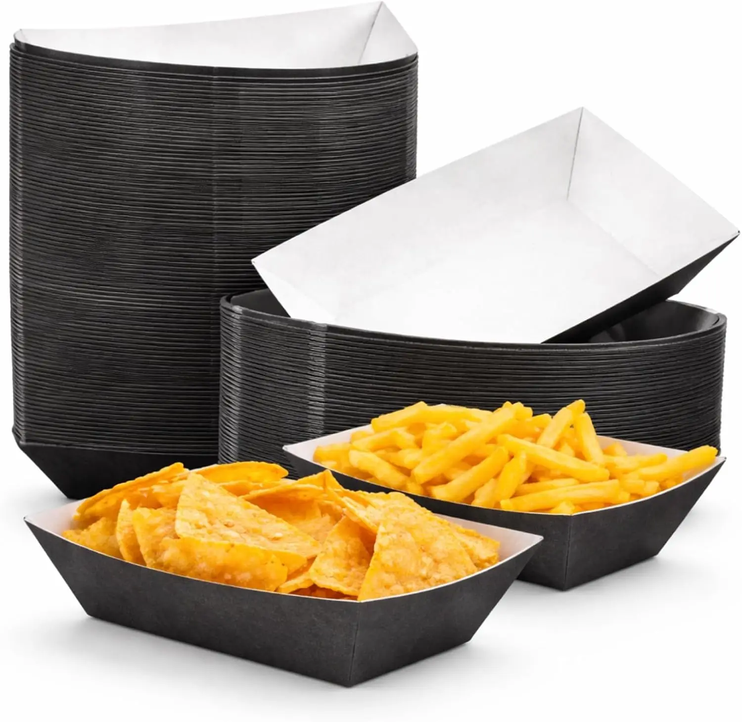 100 Pack Disposable Paper Food Trays for Nachos Walking Taco Chip Bags Kraft Boat for Parties Weddings Picnics
100 Pack Disposable Paper Food Trays for Nachos Walking Taco Chip Bags Kraft Boat for Parties Weddings Picnics