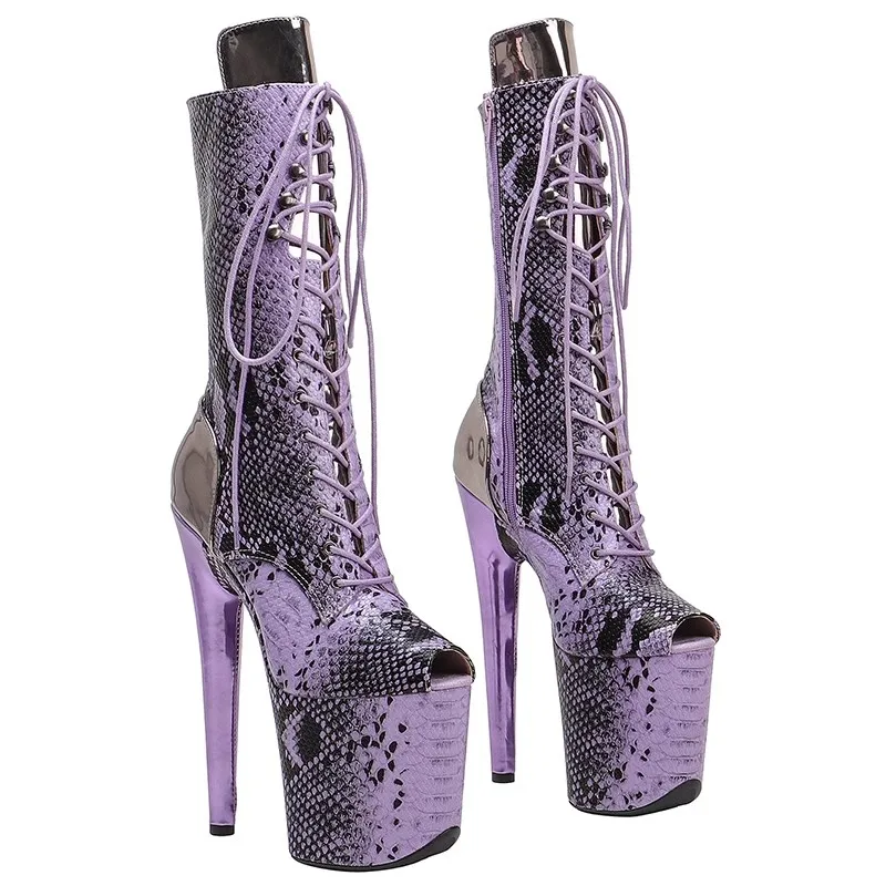 New 20CM/8inches PU Upper Modern Sexy Nightclub Pole Dance Shoes High Heel Platform Round Toe Women's Boots 301
New 20CM/8inches PU Upper Modern Sexy Nightclub Pole Dance Shoes High Heel Platform Round Toe Women's Boots 301