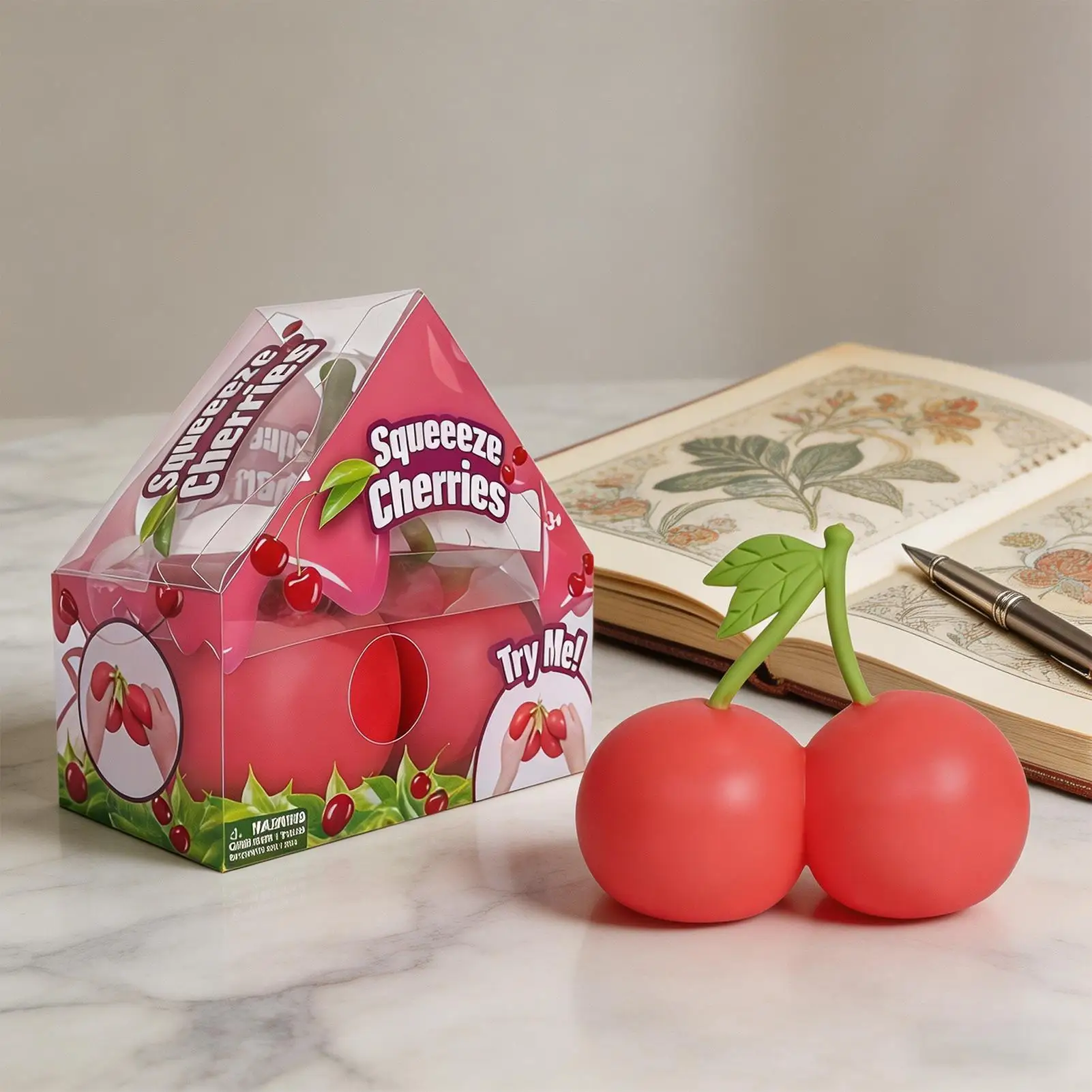 Soft Cherry Fruit Squish Toy Slow Rising Stress Relief for Kids & Adults Squeeze Anti-Anxiety Sensory Fidget Toys
Soft Cherry Fruit Squish Toy Slow Rising Stress Relief for Kids & Adults Squeeze Anti-Anxiety Sensory Fidget Toys