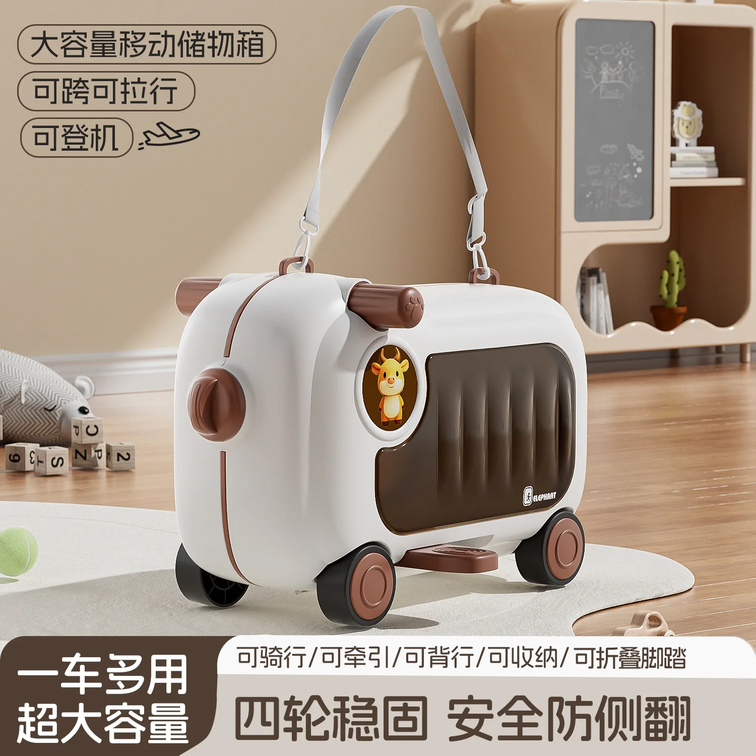 Kids Ride On Luggage 2 In 1 Lightweight Travel Suitcase For Baby Toddler Portable Rideable Case For Travel Outing
Kids Ride On Luggage 2 In 1 Lightweight Travel Suitcase For Baby Toddler Portable Rideable Case For Travel Outing
