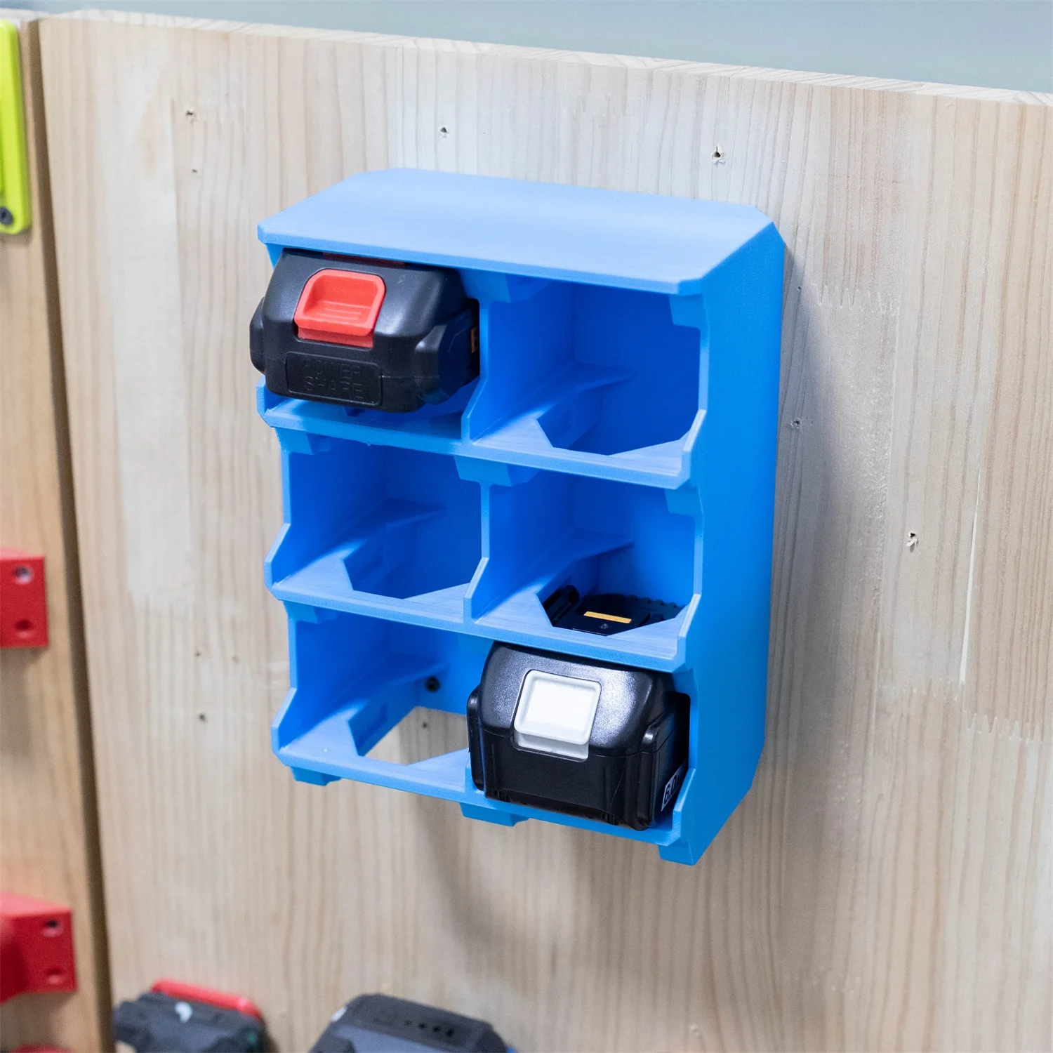 Electric Battery Holder Storage Organizer Wall Mount Batteries For Makita 18V LXT Lithium for Workshop Organization(NO Battery)
Electric Battery Holder Storage Organizer Wall Mount Batteries For Makita 18V LXT Lithium for Workshop Organization(NO Battery)