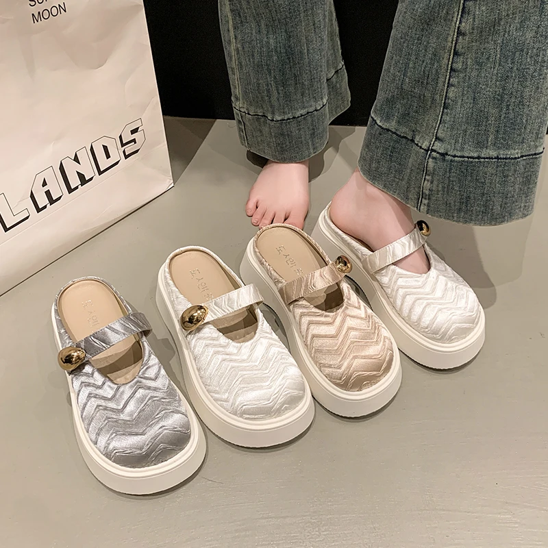 Hot selling stylish elegant Female Shoes Slippers Platform Heels Slides 2025 Shoes Slippers Platform Slipers Women
Hot selling stylish elegant Female Shoes Slippers Platform Heels Slides 2025 Shoes Slippers Platform Slipers Women