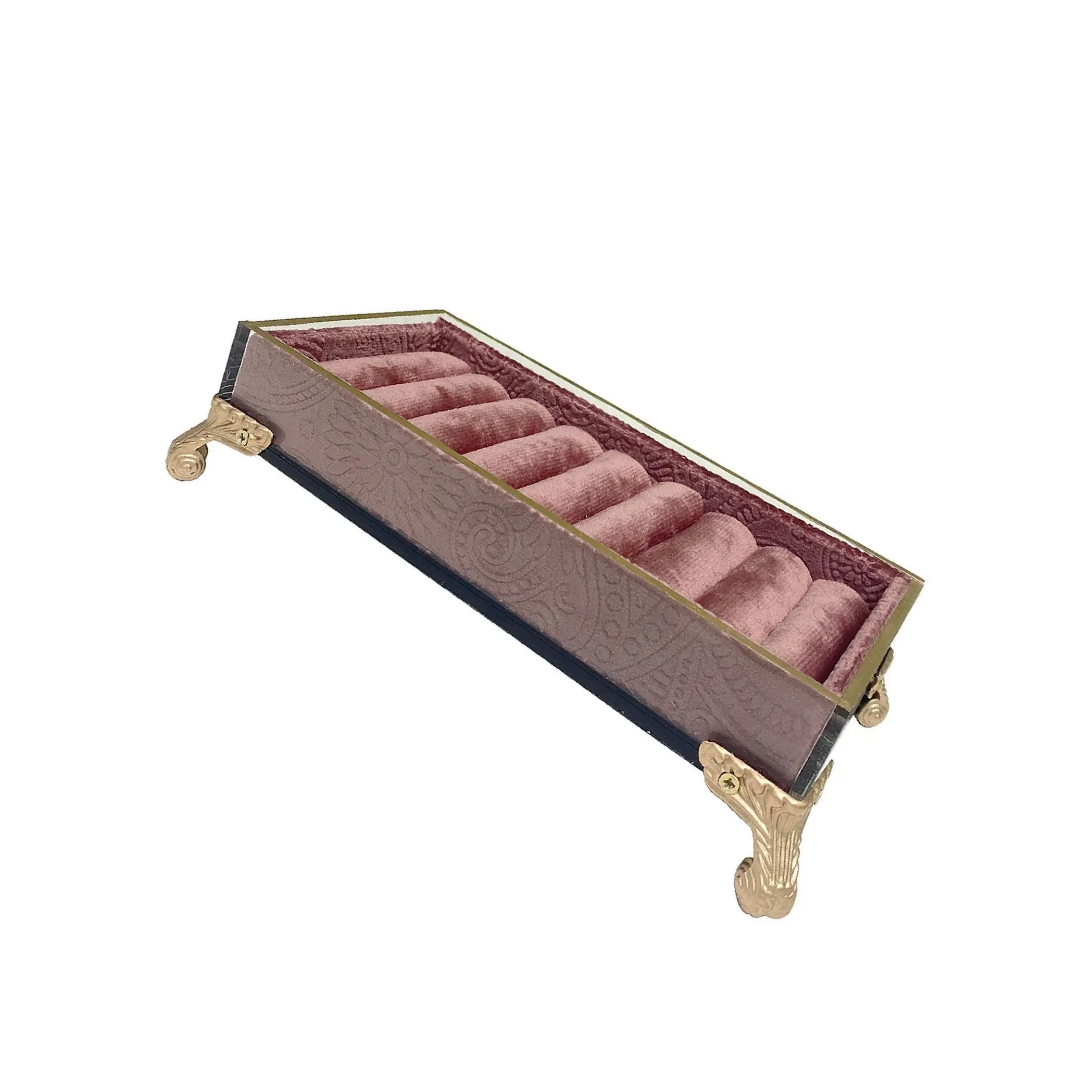 Женский бархатный лоток для демонстрации ювелирных изделий, стеллаж для домашнего декора, витрина, коробка для хранения, розовый
Женский бархатный лоток для демонстрации ювелирных изделий, стеллаж для домашнего декора, витрина, коробка для хранения, розовый